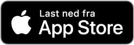 App Store-nedlastingsknapp med Apple-logo, norsk tekst.