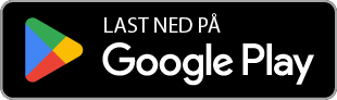Google Play-logo med norsk tekst: "Last ned på Google Play".